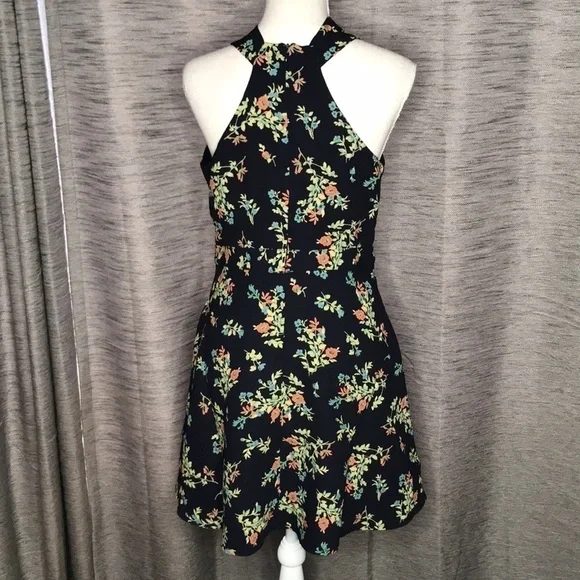 19COOPER BLUE FLORAL FIT & FLARE SUNDRESS SMALL New - Picture 5 of 9